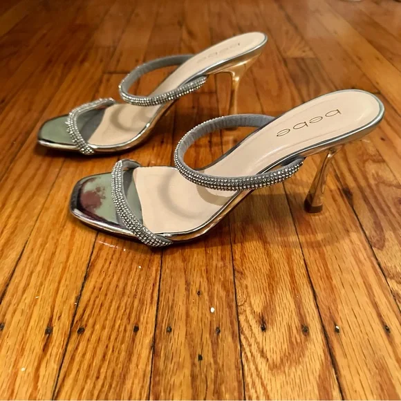Bebe CAMILAH HEELS in silver - Picture 4 of 5
